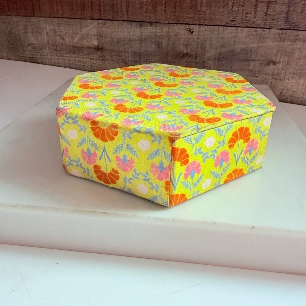 Anthropologie Annie Floral Jewelry Box